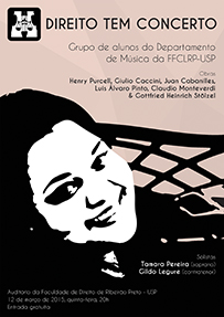 Grupo de alunos do Departamento de Música da FFCLRP-USP