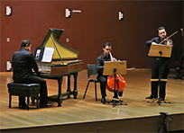 Grupo de alunos do Departamento de Música da FFCLRP-USP