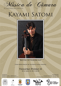 Abril - Recital de Violoncelo com Kayami Satomi