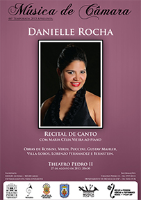 Agosto - Recital de canto com Danielle Rocha